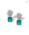 SILVER GREEN DANGLERS